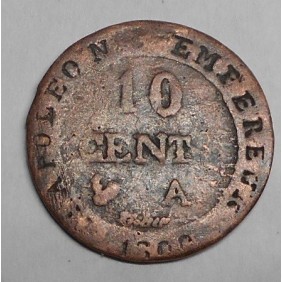 FRANCE 10 Centimes 1800 A rare