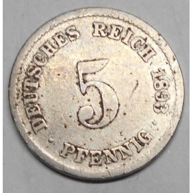 GERMANY EMPIRE 5 Pfennig...