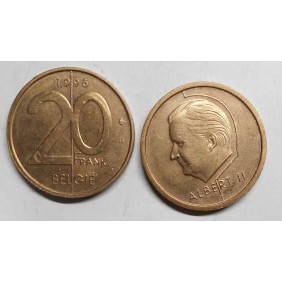 BELGIUM 20 Francs 1996...