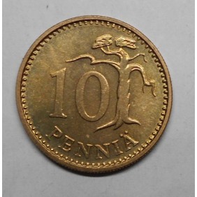 FINLAND 10 Pennia 1974