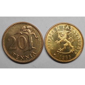 FINLAND 20 Pennia 1985
