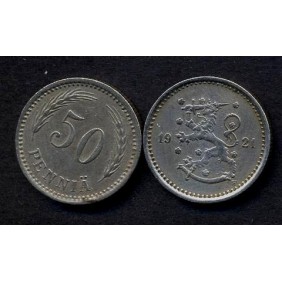 FINLAND 50 Pennia 1921