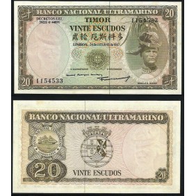 TIMOR 20 Escudos 1967