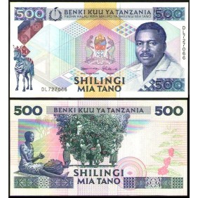 TANZANIA 500 Shilingi 1989