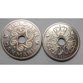 DENMARK 5 Kroner 1994