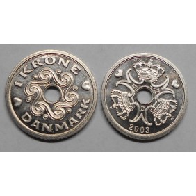 DENMARK 1 Krone 2003