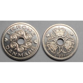 DENMARK 1 Krone 1994