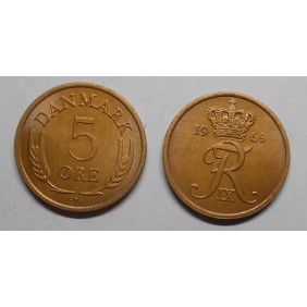 DENMARK 5 Ore 1969