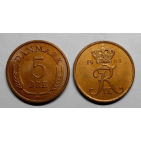 DENMARK 5 Ore 1968