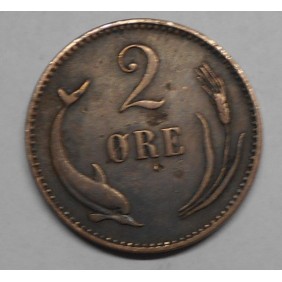 DENMARK 2 Ore 1886