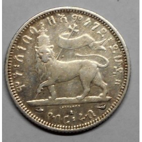 ETHIOPIA 1/4 Birr EE1889 AG