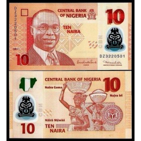 NIGERIA 10 Naira 2011...