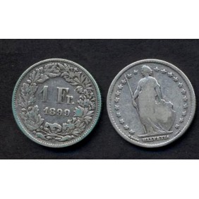 SWITZERLAND 1 Franc 1899