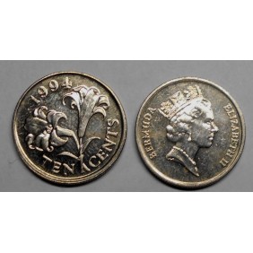 BERMUDA 10 Cents 1994