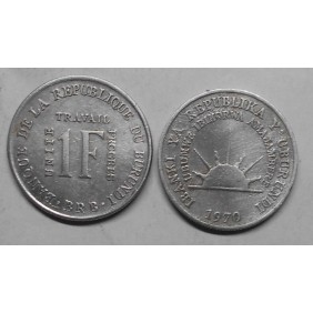 BURUNDI 1 Franc 1970 rare