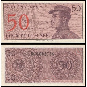 INDONESIA 50 Sen 1964