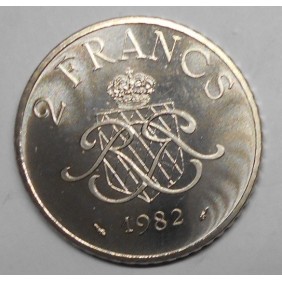 MONACO 2 Francs 1982