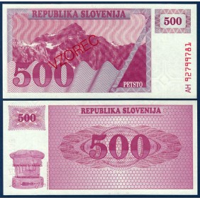 SLOVENIA 500 Tolarjev 1992...