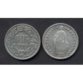 SWITZERLAND 1 Franc 1898