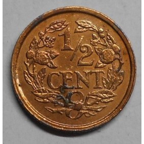 NETHERLANDS 1/2 Cent 1937