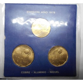 ARGENTINA Set Coins 1978...