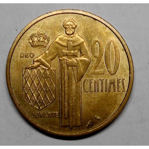 MONACO 20 Centimes 1962