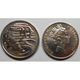 AUSTRALIA 20 Cents 1989