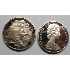 AUSTRALIA 20 Cents 1980 PROOF