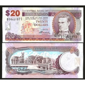 BARBADOS 20 Dollars 2007
