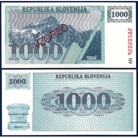 SLOVENIA 1000 Tolarjev 1992...