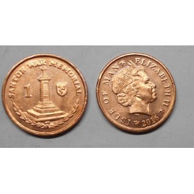 ISLE OF MAN 1 Penny 2016 AA
