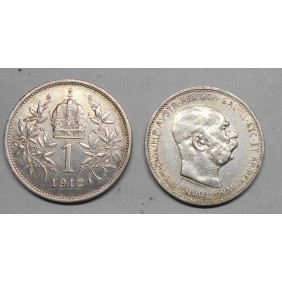 AUSTRIA 1 Corona 1912 AG