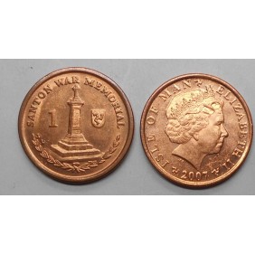 ISLE OF MAN 1 Penny 2007 BA