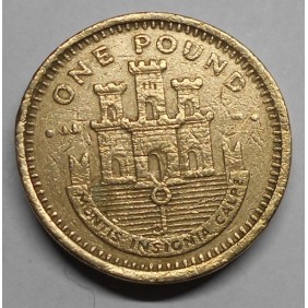 GIBRALTAR 1 Pound 1998 AA