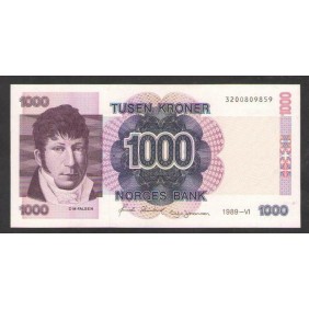 NORWAY 1000 Kroner 1989