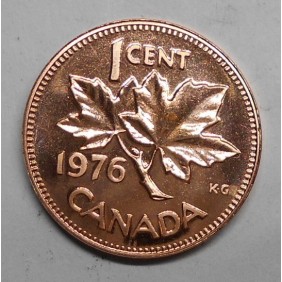 CANADA 1 Cent 1976