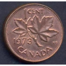 CANADA 1 Cent 1973