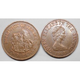 JERSEY 2 Pence 1988