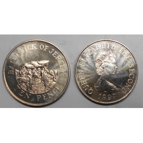 JERSEY 10 Pence 1997