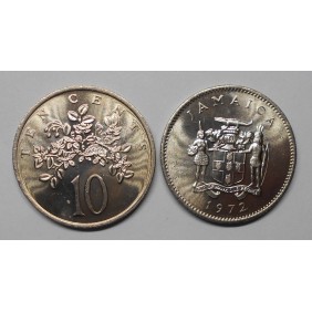 JAMAICA 10 Cents 1972