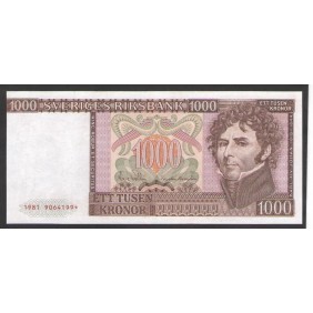 SWEDEN 1000 Kronor 1981...