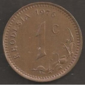 RHODESIA 1 Cent 1976
