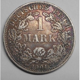 GERMANY EMPIRE 1 Mark 1901A AG