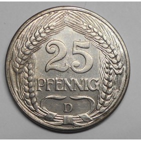 GERMANY EMPIRE 25 Pfennig...