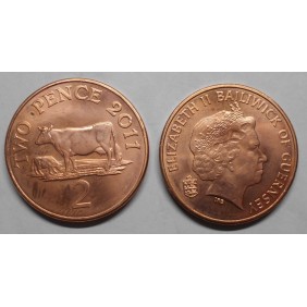GUERNSEY 2 Pence 2011