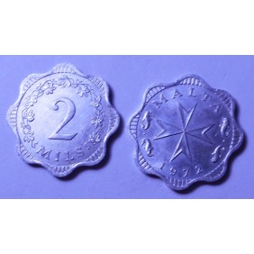 MALTA 2 Mils 1972