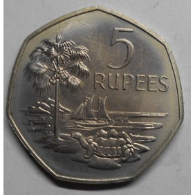 SEYCHELLES 5 Rupees 1972