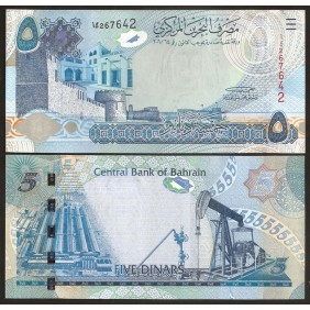 BAHRAIN 5 Dinars 2007