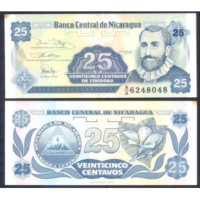 NICARAGUA 25 Centavos 1991