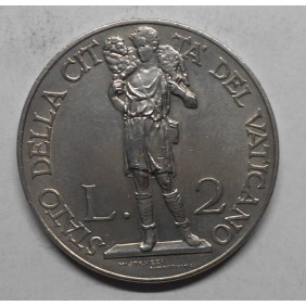 VATICANO Pio XI 2 Lire 1934